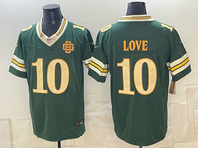 Men Green Bay Packers #10 Love green 2026 Nike NFL Jersey 101500